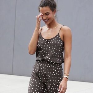 AYR Polka Dot Spaghetti Strap Tank In The Wishful Thinking Size XS
